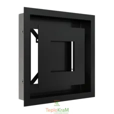 Вентиляционная решетка Kratki 22C/WIND 22x22 см, черная