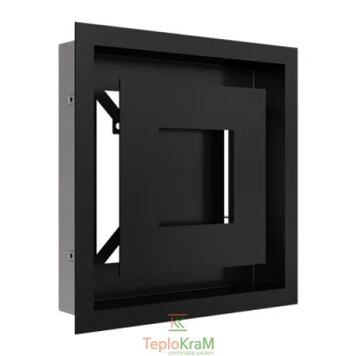 Вентиляционная решетка Kratki 22C/WIND 22x22 см, черная