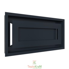 Вентиляционная решетка Kratki 22/45G/WIND 22x45 см, графитовая