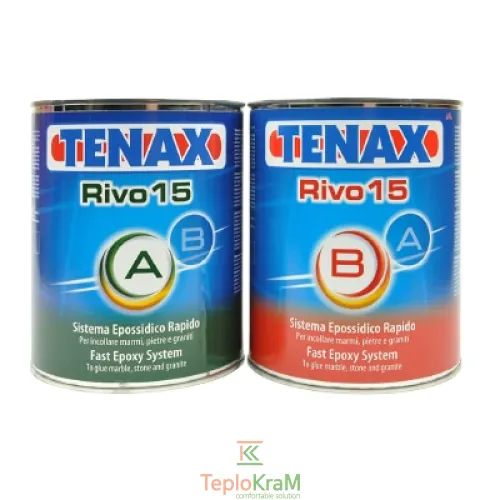 Клей эпоксидный Rivo 15 A + B (1+1 л) бежевый Tenax