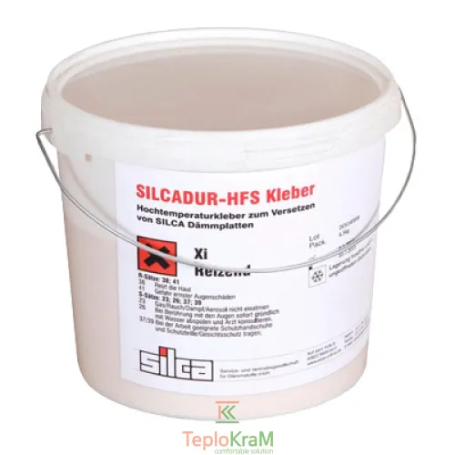 Термостойкий клей Silcadur HFS, ведро 6,5 кг