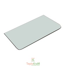 Підставка під піч скляна прямокутна 1000х500 мм товщина - 6 мм (графіт)