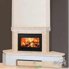 Обудова камінна Баварія кутова (botticino, beige multiglass) Браво