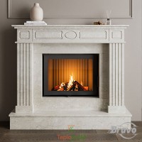 Обудова камінна Оскар 2 кутова (crema marfil) Браво