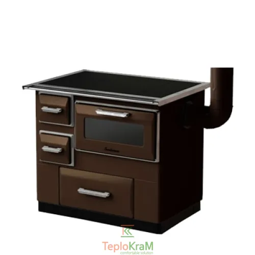 Печь MBS 7 New Line brown 10 кВт правое подключение дымохода
