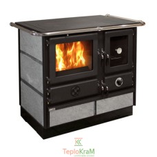 Піч MBS Super Thermo Magnum black stone 20 кВт праве підключення димоходу