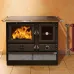 Піч MBS Super Thermo Magnum black stone 20 кВт ліве підключення димоходу