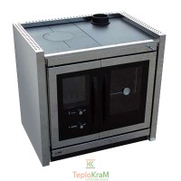 Печь MBS Strong gray 10 кВт верхнее подключение дымохода