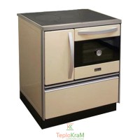 Печь MBS Thermo Royal 720 creamy 11 кВт правое подключение дымохода