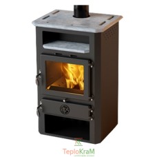 Печь MBS Thermo In black stone 16 кВт верхнее подключение дымохода
