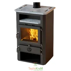 Печь MBS Thermo In black stone 16 кВт верхнее подключение дымохода