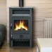 Печь MBS Thermo In black stone 16 кВт верхнее подключение дымохода