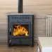 Піч MBS Thermo Vulkan black stone 20 кВт верхнє підключення димоходу