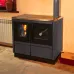 Печь MBS Thermo Rocky gray 25 кВт правое верхнее подключение дымохода