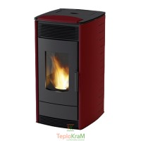 Піч MBS Thermo Pellet bordo 12 кВт заднє підключення димоходу