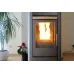 Печь MBS Thermo Pellet gray 12 кВт заднее подключение дымохода