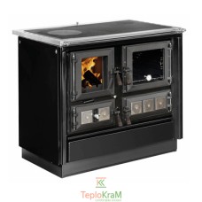 Печь MBS Grand 90 Black 7 кВт правое подключение дымохода