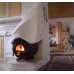 Канадська піч (булер'ян) НОВАСЛАВ TORONTO  з склом 35 кВт