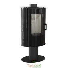 Піч Kratki Koza AB/S/N/O/GLASS/KAFEL/CZARNY 8 кВт