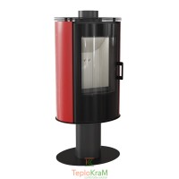 Піч Kratki Koza AB/S/N/O/GLASS/KAFEL/CZERWONY 8 кВт