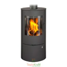 Піч Romotop EVORA 03 (сталевий корпус), панорамне скло, 4 кВт