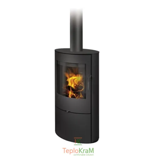 Печь Romotop OVALIS 03 (стальной корпус), панорамное стекло, 6 кВт