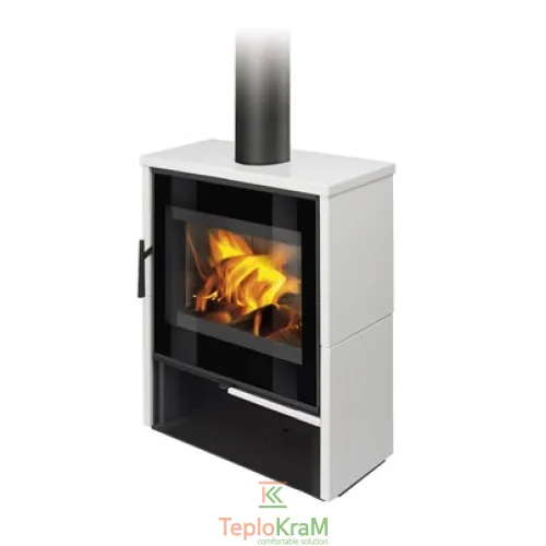 Піч Romotop ALEDO 01 (сталевий корпус + кераміка зверху та з обох боків), 6 кВт