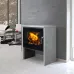 Печь Romotop RIANO N 03 (стальной корпус + камень сверху и с обеих сторон), 6 кВт