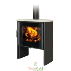 Піч Romotop RIANO N 04 (сталевий корпус + кераміка зверху), 6 кВт