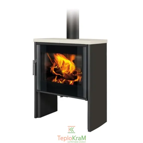 Піч Romotop RIANO N 04 (сталевий корпус + кераміка зверху), 6 кВт