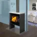 Піч Romotop RIANO N 05 (сталевий корпус + камінь зверху), 6 кВт