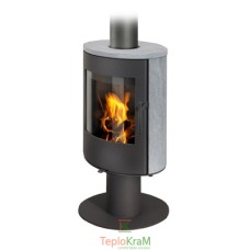 Піч Romotop EVORA T 02 (сталевий корпус + камінь зверху та з обох боків), 4 кВт