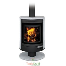 Піч Romotop STROMBOLI N01 (сталевий корпус + камінь зверху та з обох боків), 6 кВт