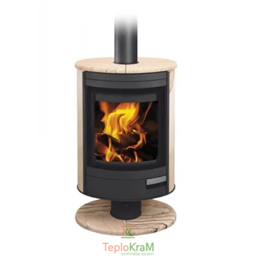 Піч Romotop STROMBOLI N04 (сталевий корпус + піщаник зверху та з обох боків), 6 кВт