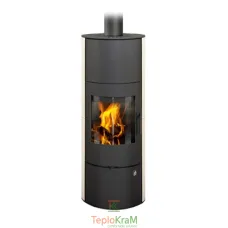 Піч Romotop EVORA 01 AKUM (сталевий корпус + кераміка з обох боків), 4 кВт