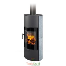 Печь Romotop LAREDO 02 AKUM (стальной корпус + камень сверху и с обеих сторон), 4 кВт