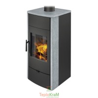 Печь Romotop с водяным контуром ESPERA 02 (двойное стекло + камень сверху и с обеих сторон), 10 кВт