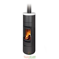 Піч Romotop LUANCO N 01 AKUM (сталевий корпус + кераміка зверху), акумуляція (опція), 5,7 кВт