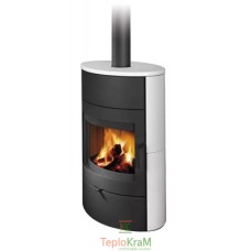 Піч Romotop BURGOS 01 (сталевий корпус + кераміка зверху та з обох боків), 7,5 кВт
