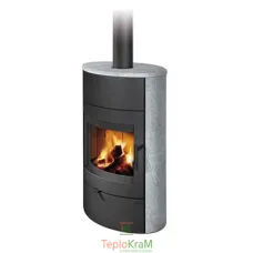 Піч Romotop BURGOS 02 (сталевий корпус + камінь зверху та з обох боків), 7,5 кВт