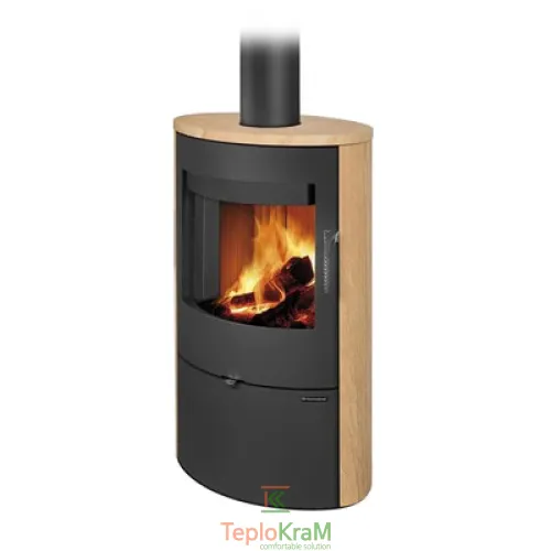 Піч Romotop SONE 04 (сталевий корпус + піщаник зверху та з обох боків), 6 кВт
