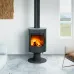Печь Romotop EVORA T 20 (стальной корпус + камень сверху и с обеих сторон), 5,1 кВт, вращение на 360°