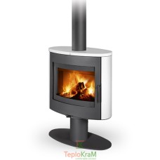 Піч Romotop NAVIA T 20 (сталевий корпус + камінь зверху та з обох боків), 7,1 кВт, обертання на 360°
