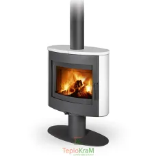 Піч Romotop NAVIA T 20 (сталевий корпус + камінь зверху та з обох боків), 7,1 кВт, обертання на 360°