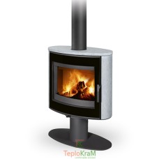 Піч Romotop STROMBOLI G T 20 (сталевий корпус + камінь зверху та з обох боків), 7,1 кВт, обертання на 360°