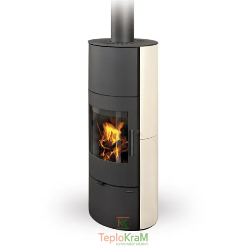Піч Romotop EVORA H 10 (сталевий корпус + кераміка з обох боків), 5,1 кВт, акумуляція (опція)