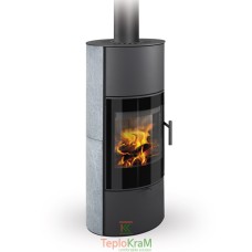 Піч Romotop LAREDO H 20 (сталевий корпус + камінь з обох боків), 5,1 кВт, акумуляція (опція)