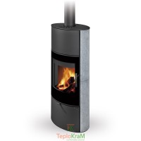 Піч Romotop SONE G H 22 (сталевий корпус + камінь з обох боків), 6,3 кВт, акумуляція (опція)