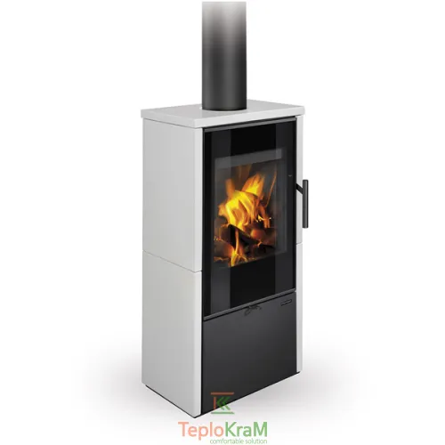 Печь Romotop LAREDO F 10 (стальной корпус + керамика сверху и с обеих сторон), 5,1 кВт
