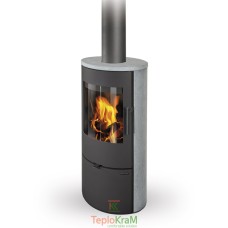 Печь Romotop EVORA 20 (стальной корпус + камень сверху и с обеих сторон), 5,1 кВт